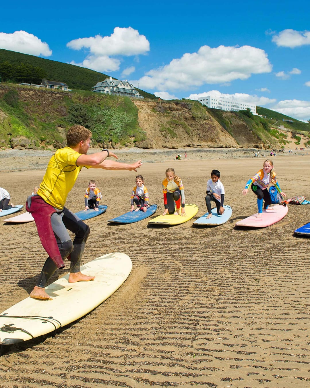 Surfing at Playa Martiánez